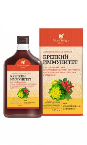 Алтайский медовый бальзам АЛТАЙ СЕЛИГОР КРЕПКИЙ ИММУНИТЕТ 250 мл