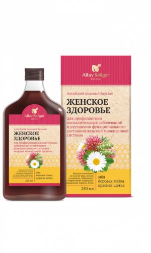 Алтайский медовый бальзам АЛТАЙ СЕЛИГОР ЖЕНСКОЕ ЗДОРОВЬЕ 250 мл