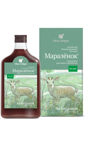Бальзам на меду АЛТАЙ СЕЛИГОР МАРАЛЁНОК – поддержка растущего организма 250 мл