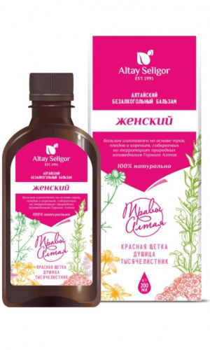 Бальзам АЛТАЙ СЕЛИГОР ТРАВЫ АЛТАЯ ЖЕНСКИЙ 200 мл