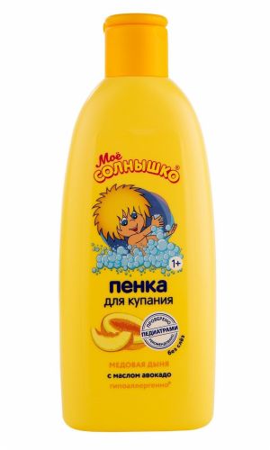 Пенка для купания Моё СОЛНЫШКО Медовая дыня с маслом авокадо