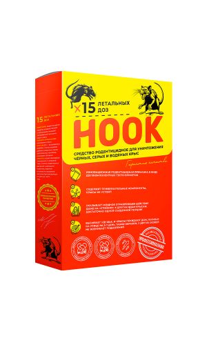 Тесто-брикет HOOK ОТ ЧЁРНЫХ, СЕРЫХ И ВОДЯНЫХ КРЫС